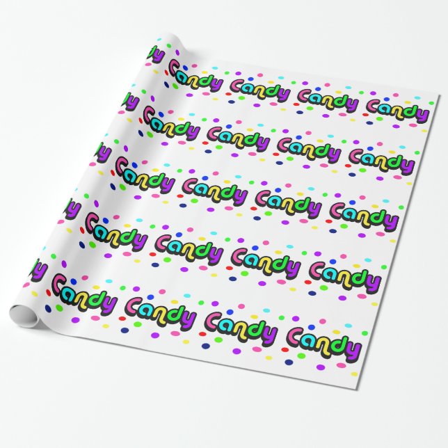 Papper kandinslagning presentpapper (Utrullad)