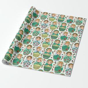 Papper kapning av dockor presentpapper