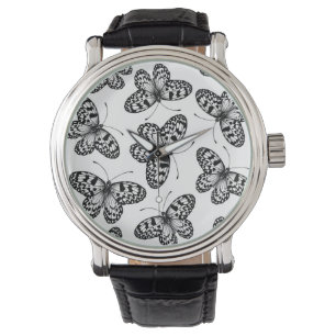 Papper Kite butterfly mönster Armbandsur