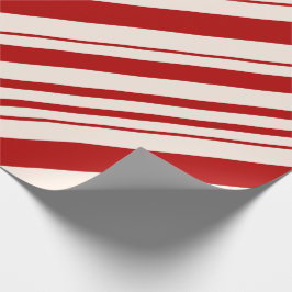 papper "Klassisk Candy cane" med stripe-inslagning Presentpapper
