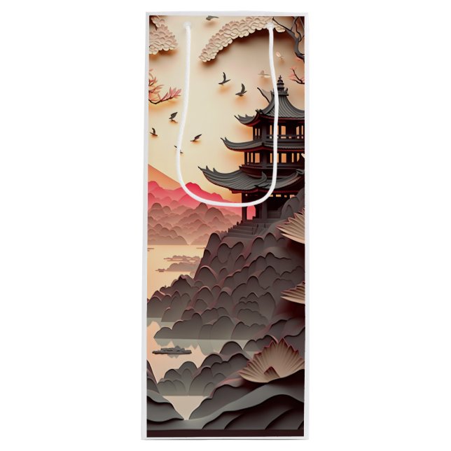 Papper klippt  klippt bruna gåva (Framsidan)