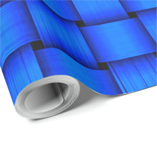 Papper koboltblå inslagning presentpapper