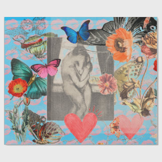 PAPPER kollage Alla hjärtans dag Presentpapper