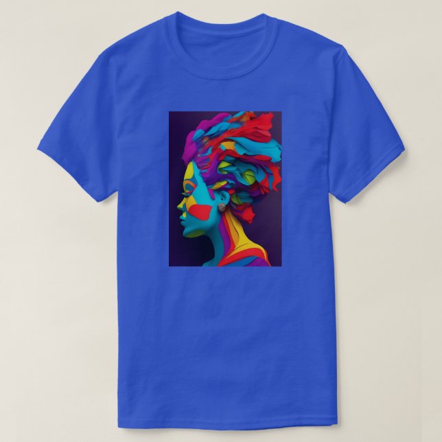Papper konst T-Shirt i flera färg (Design framsida)