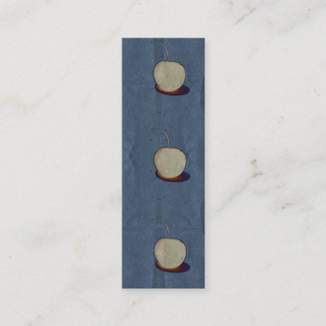 papper körsbärsröd visitkort (Framsida)