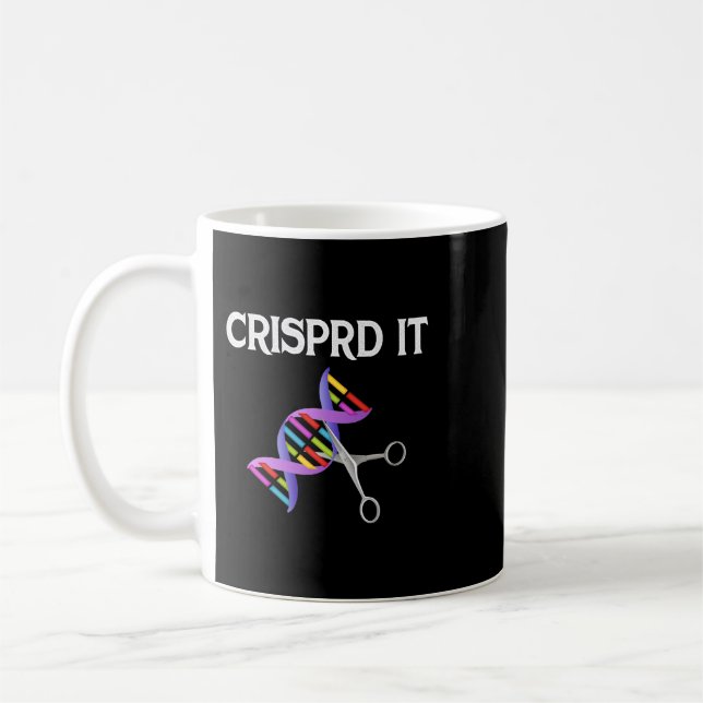 Papper krisforskare från Crispr Sten Kaffemugg (Vänster)