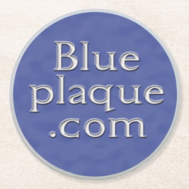 Papper kustfartyg underlägg papper rund (Framsidan)