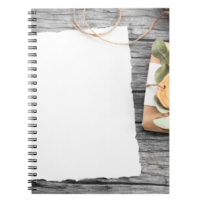 Papper lakan gammal bakgrund anteckningsbok (Framsidan)