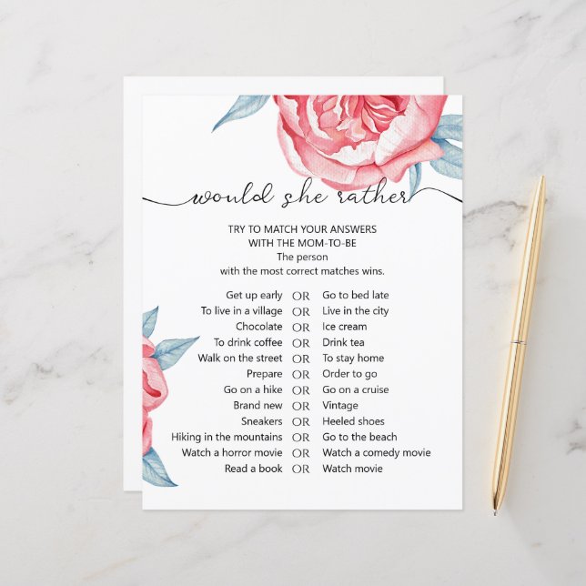 Papper Lakan-match "skulle hon hellre vilja" (Fram/Back In Situ)