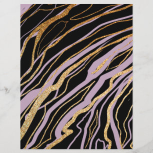Papper Lavender and Black Marble Scrapbook