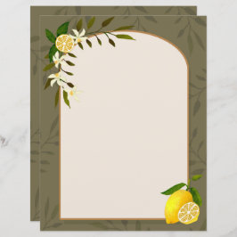 Papper Lemon Stationery