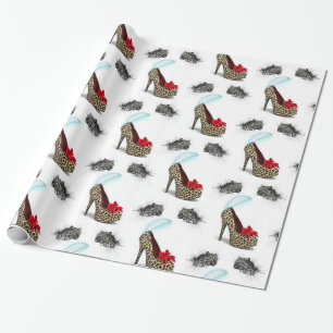 Papper, leopard Heel Presentpapper