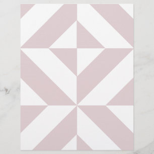 Papper Lila av den geometriska avkodningsskrapbok