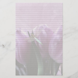 Papper lila Tulips Dragonfly (tillval)