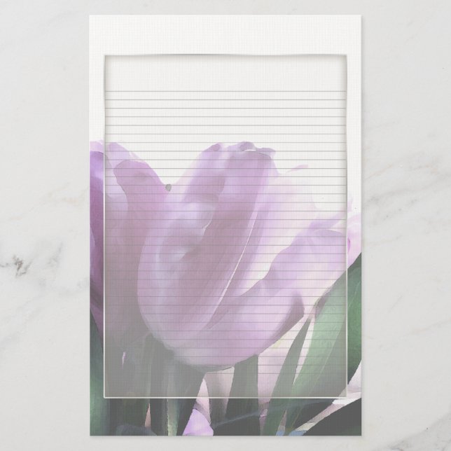 Papper lila Tulips (tillval) (Framsida)
