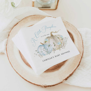 Papper liten Pumpkin Fall Boy Shower Pappersservett