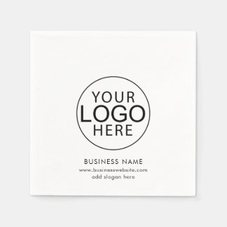 Papper Logotyp för företagshändelser, byte Pappersservett