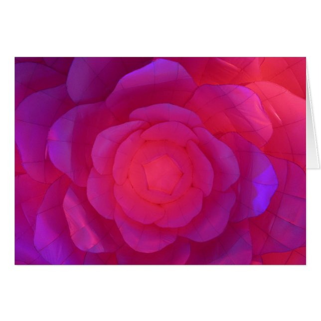 Papper lykta hälsningskort (Framsidan Horizontal)