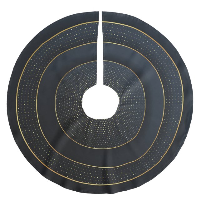 Papper lyxfärg: Golden Gradient. Julgransmatta Borstad Polyester (Framsidan)