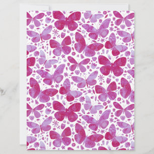 Papper Magenta för vattenfärgsskrapbok
