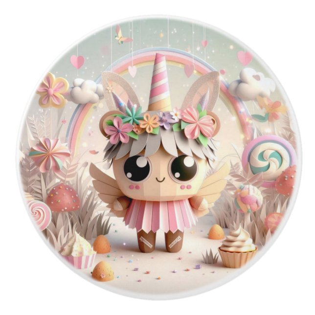 Papper majs (Cute Origami) Knopp (Framsidan)