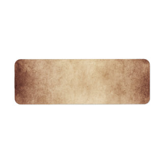 Papper mall tom för vintage Åldras Parchment- mall Returadress Etikett