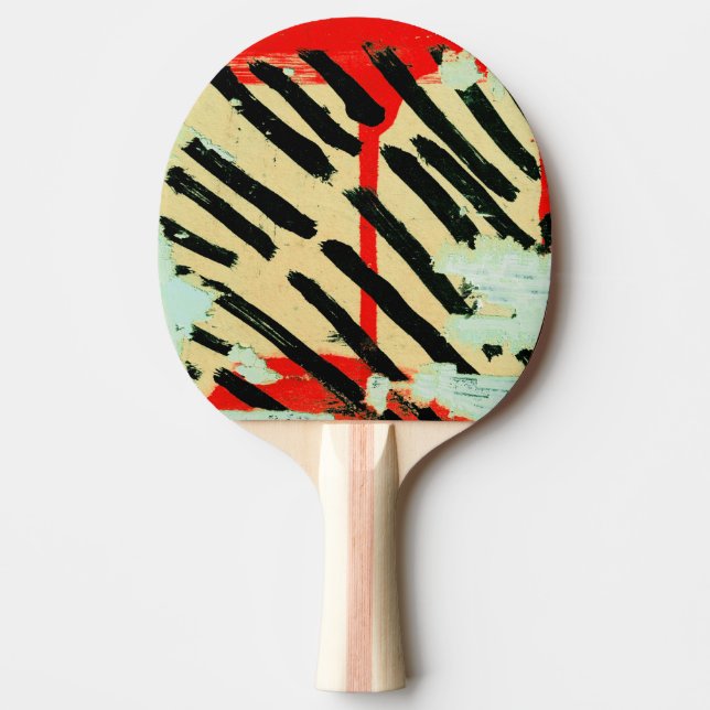 Papper målning för toppen Coola Worn Wall Pingisracket (Framsidan)