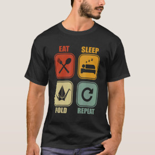 Papper mappningsenhet Kärlek Japan Origami Art T Shirt