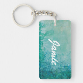 Papper med blått, grönt och svarten målar abstrakt