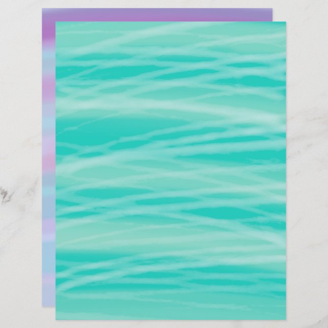 Papper med färgad tryckfärgsfärgad skrapbokning (Fram/baksida)