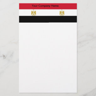 Papper med Flagga av Egypten