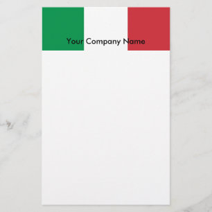 Papper med Flagga av Italien