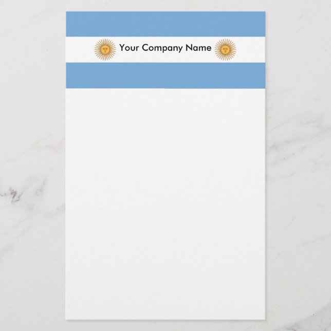 Papper med Flagga i Argentina (Framsida)