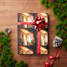 Papper med gift-papper Frostift of Snögubbe Design