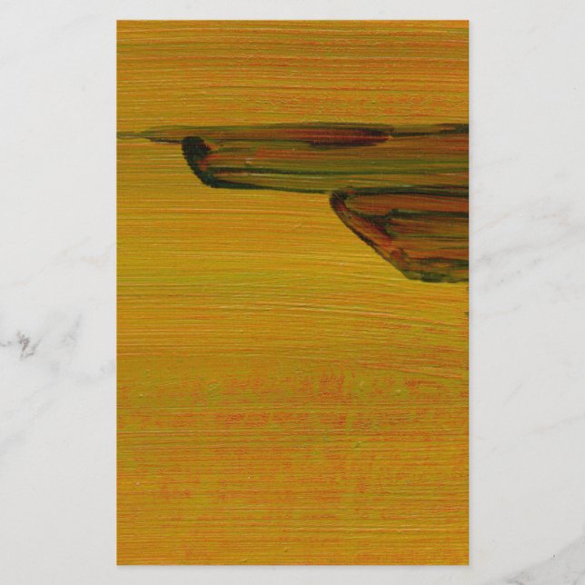 Papper med Gult Abstrakt design (Framsida)