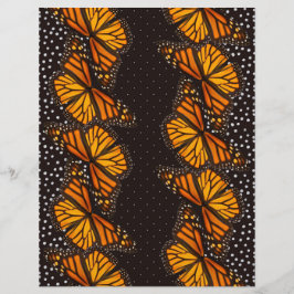 Papper med monarch Butterfly Doted Swiss Arts & Cr
