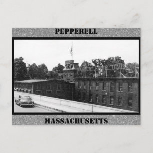 Papper Mill i Pepperell Massachusetts Vykort