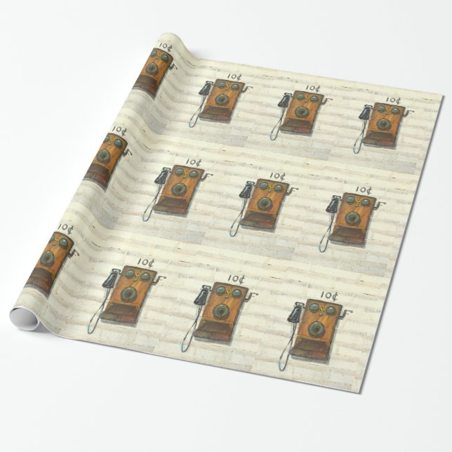 papper mobil väggförpackning presentpapper (Utrullad)
