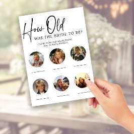 PAPPER Möhippa Party spel hur gammalt det var Reklamblad