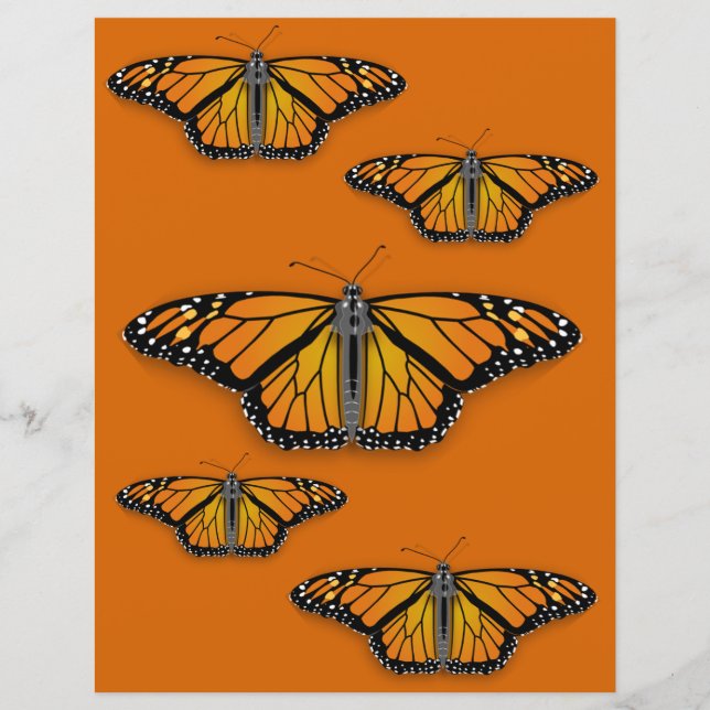 Papper monarch Butterfly Craft (Framsida)