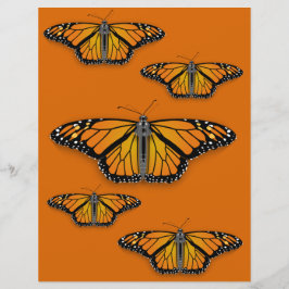Papper monarch Butterfly Craft