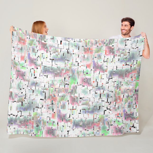 Papper mosaik i ogenomskinligt färg och smådricks fleecefilt (På plats)