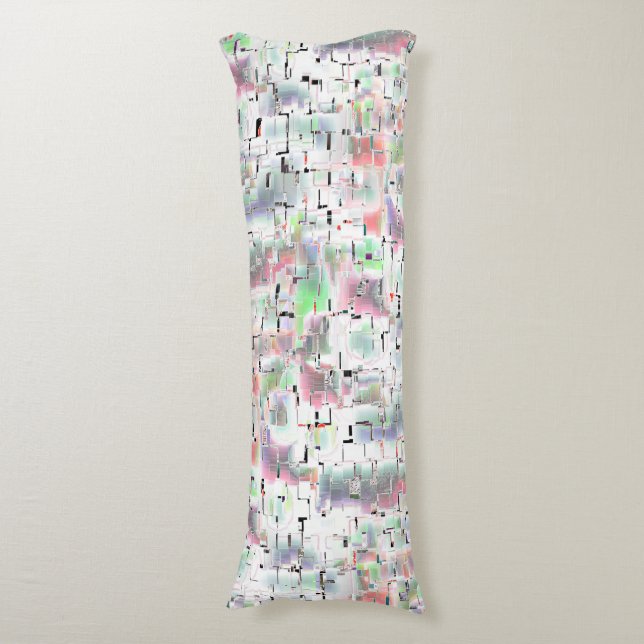 Papper mosaik i ogenomskinligt färg och smådricks kroppskudde (Framsidan Vertikal)