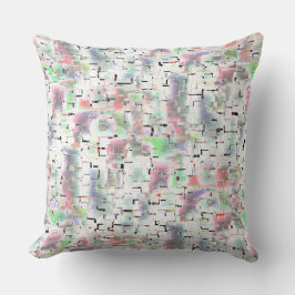 Papper mosaik i ogenomskinligt färg och smådricks kudde