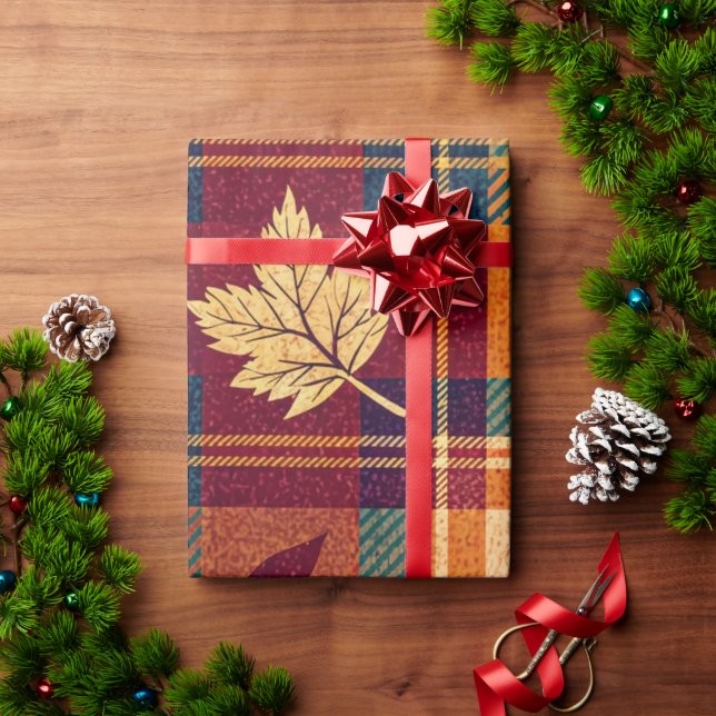 Papper mysigt automatisk radbrytning presentpapper (Julgåva)