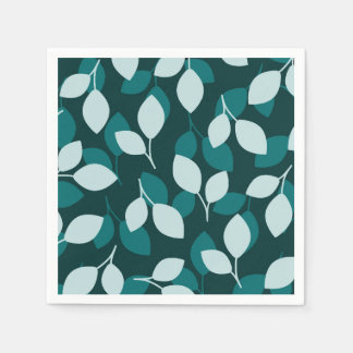 papper napkin för löv-design pappersservett