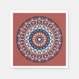 Papper napkin för Mandala Design Pappersservett