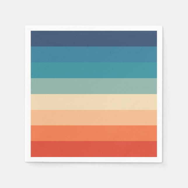 papper napkin för multifärgadens regnbågsmodell pappersservett (Framsidan)