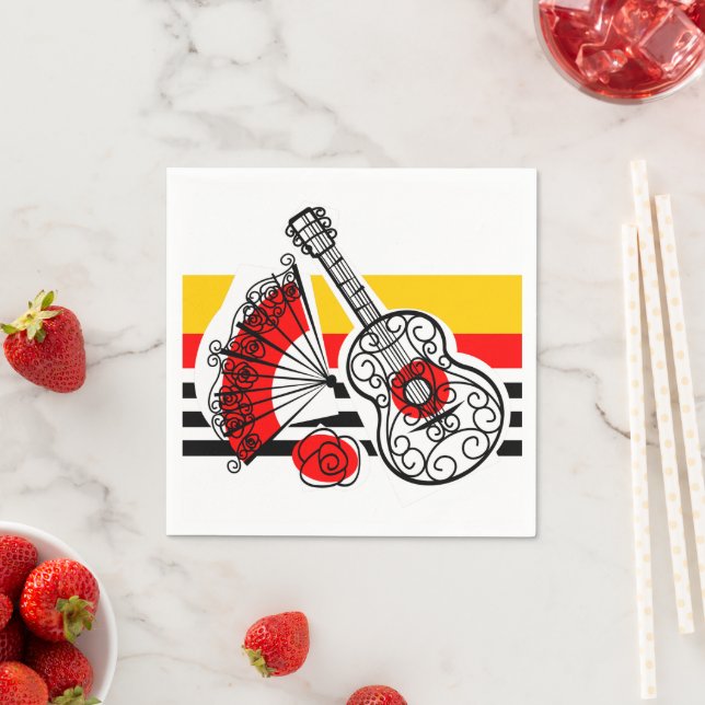 Papper napkin för Rand (klassiskt) Pappersservett (Insitu)