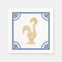 Papper napkin från tupp